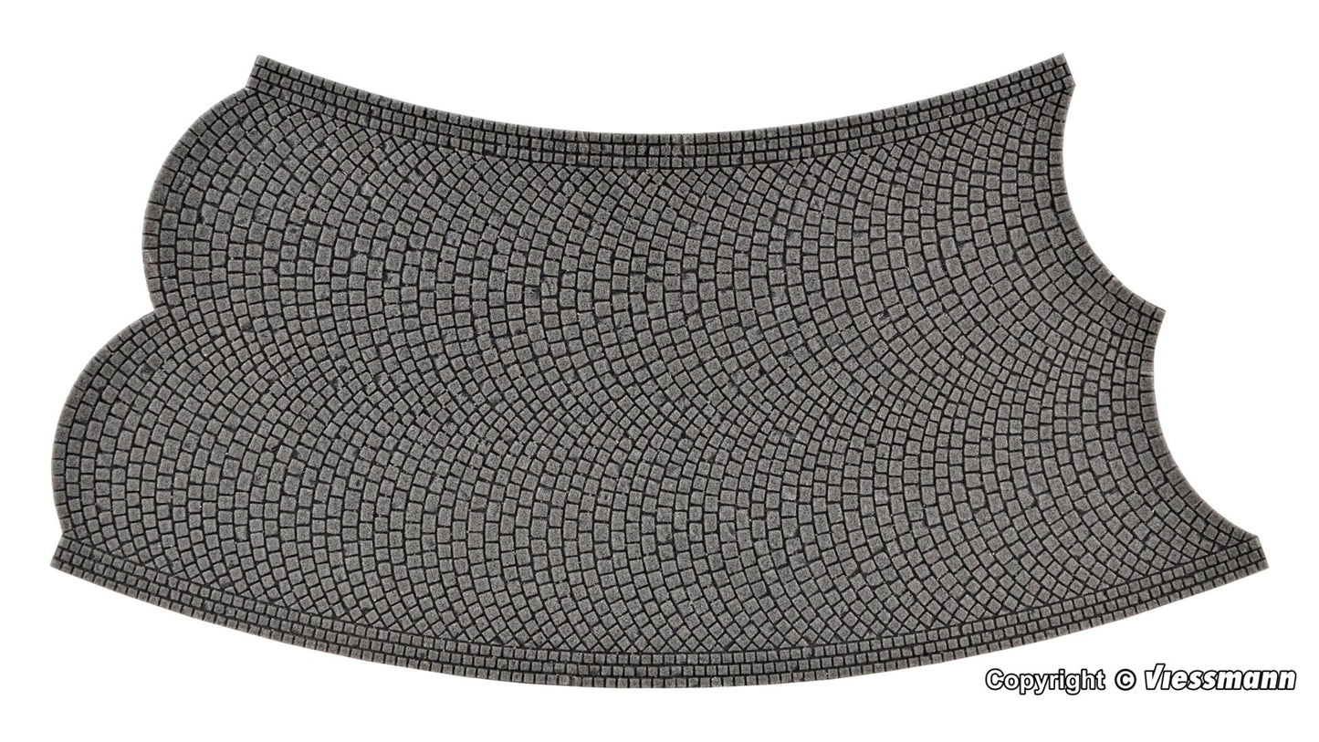 Vollmer 48246 H0 Street plate cobblestone 45 Degree curve radius 15 cm