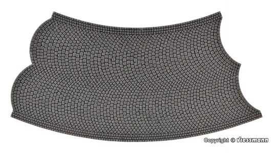 Vollmer 48246 H0 Street plate cobblestone 45 Degree curve radius 15 cm