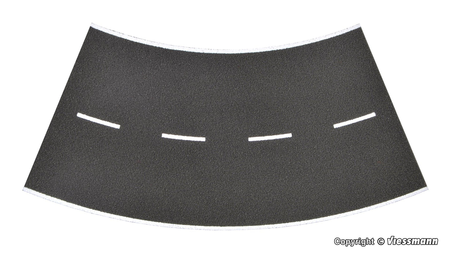 Vollmer 48266 H0 Street Plate Asphalt 45 Deg Curve