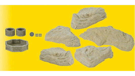 Vollmer 48270 Stoneart Set market Square