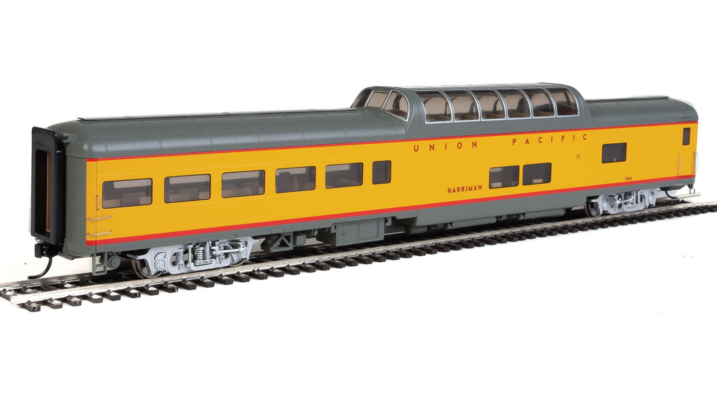 Walthers 92018204 85 ACF Dome Lounge Ready to Run Union Pacific 9004 Harriman